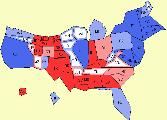 electoral college map
