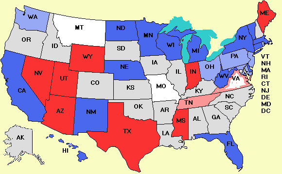 Senate map
