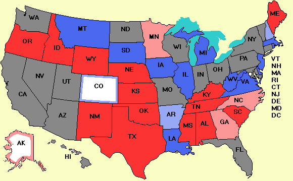 Senate map