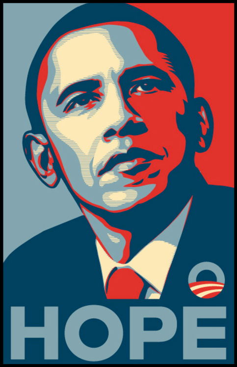 Barack Obama 'HOPE' poster