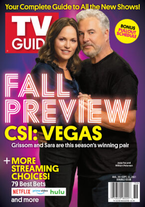 TV Guide's 'Fall Preview'
issue, with two of the stars of 'CSI: Crime Scene Investigation' on it