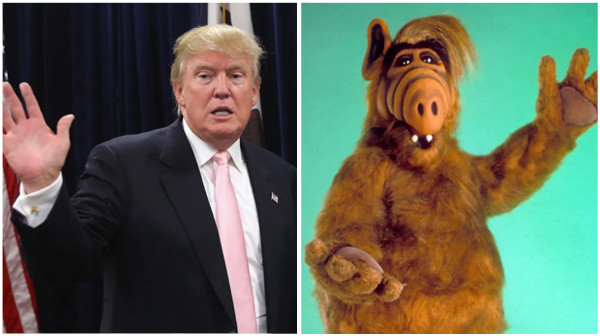 Donald Trump and ALF, from the 1980s TV show