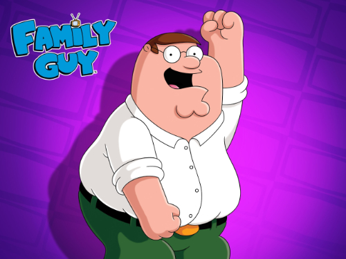 The Family Guy from the animated sitcom