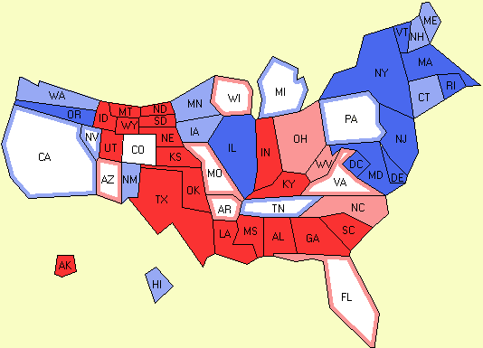 electoral college map