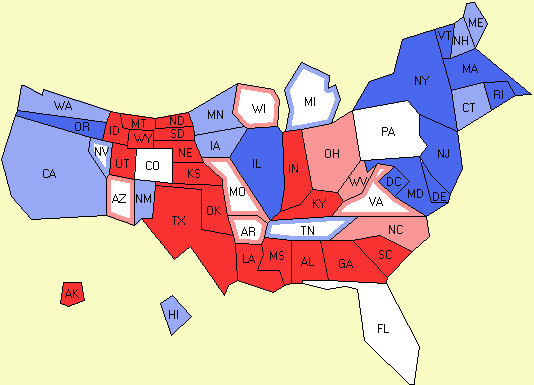 electoral college map