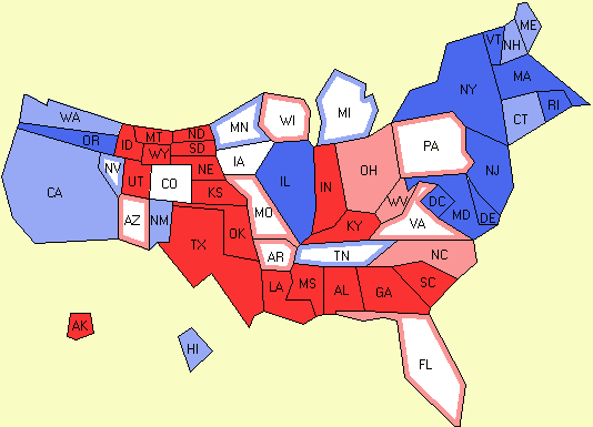 electoral college map