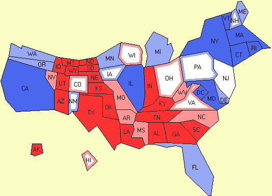 electoral college map