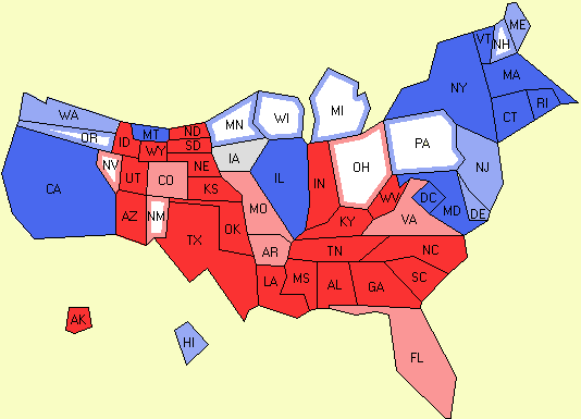 electoral college map