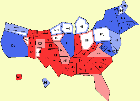 electoral college map