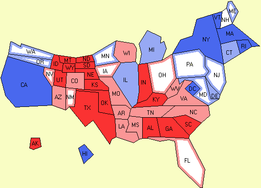 electoral college map