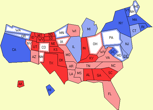 electoral college map