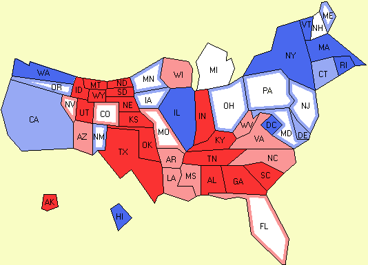 electoral college map