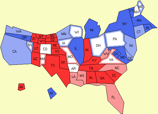 electoral college map