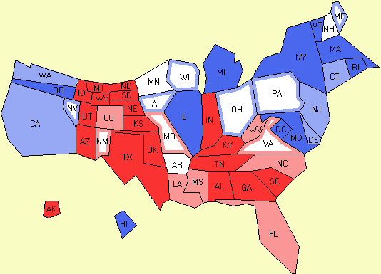 electoral college map