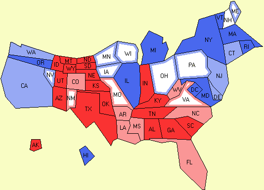 electoral college map