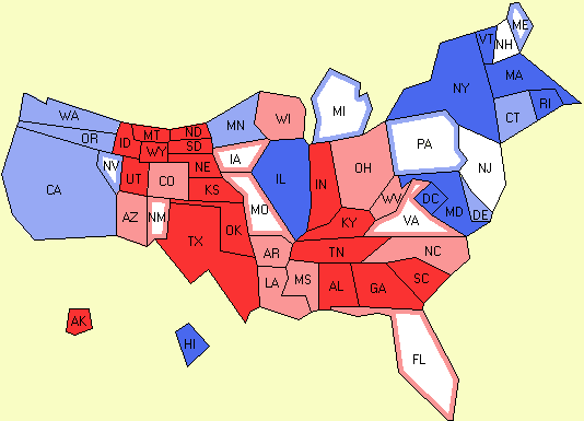 electoral college map