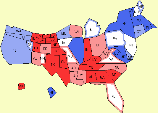 electoral college map