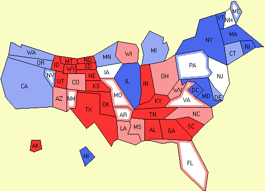 electoral college map