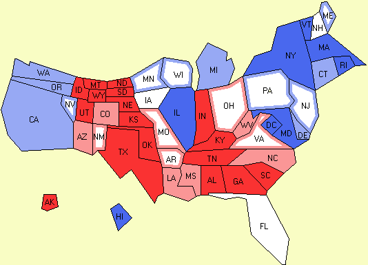 electoral college map