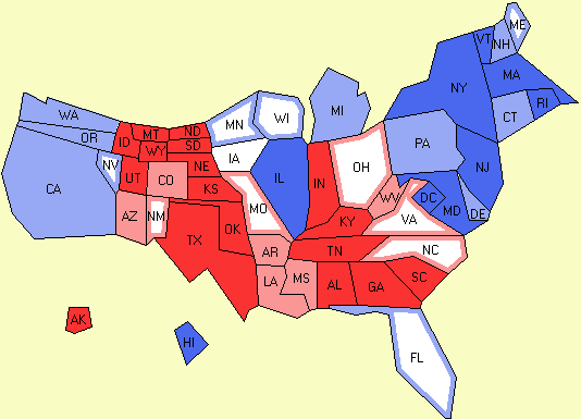 electoral college map