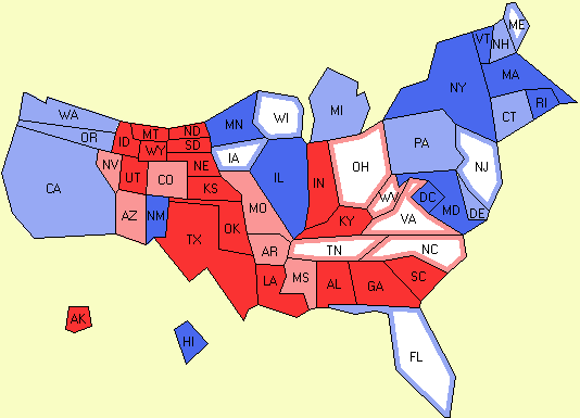 electoral college map