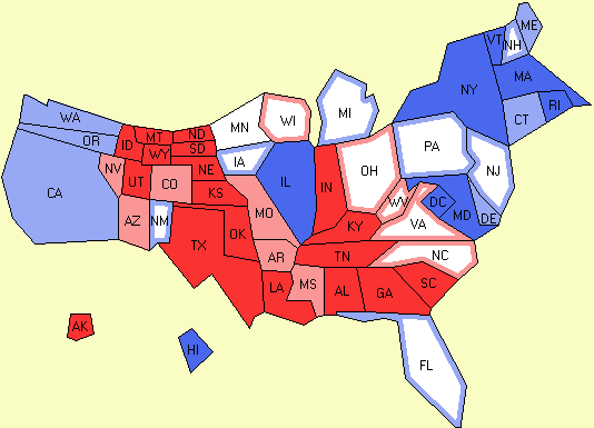 electoral college map