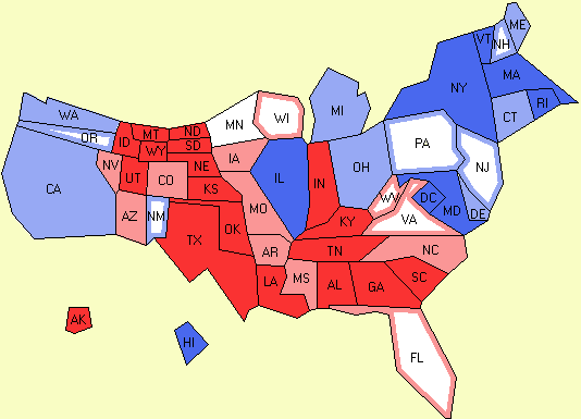 electoral college map