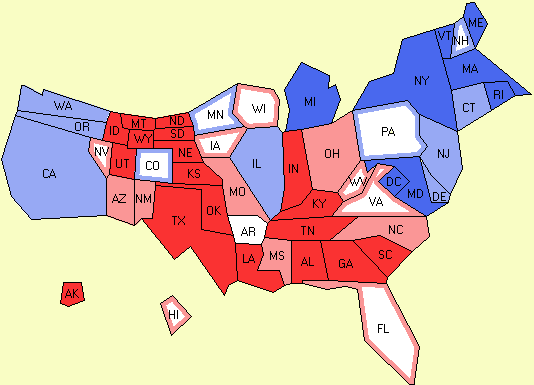 electoral college map