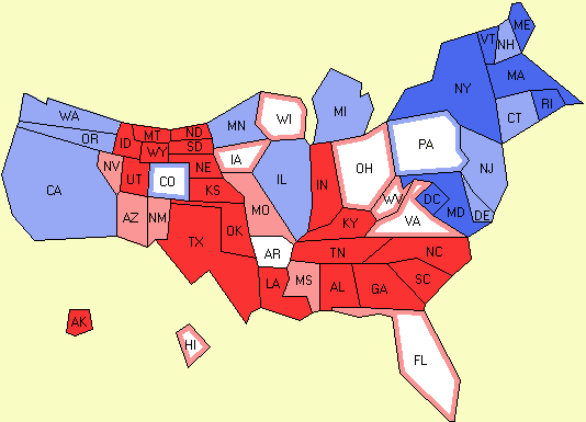 electoral college map