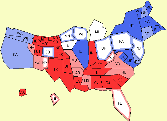 electoral college map