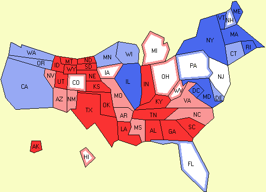 electoral college map