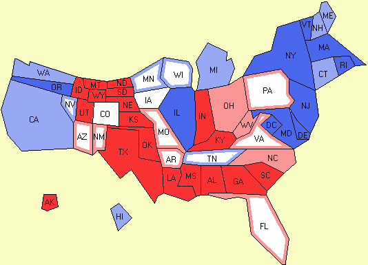 electoral college map