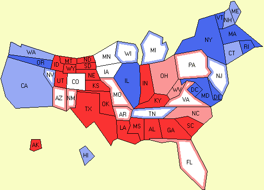 electoral college map