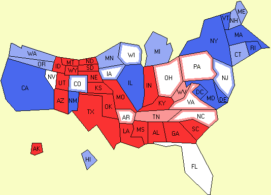 electoral college map
