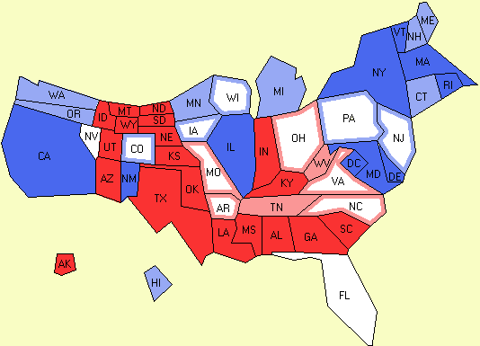 electoral college map