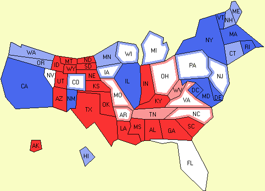 electoral college map