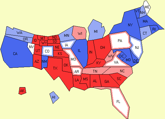 electoral college map