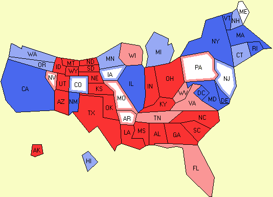 electoral college map