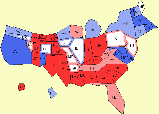 electoral college map