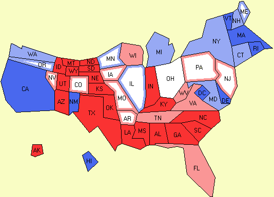 electoral college map