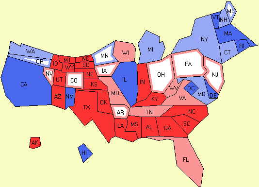 electoral college map