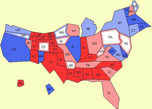 electoral college map