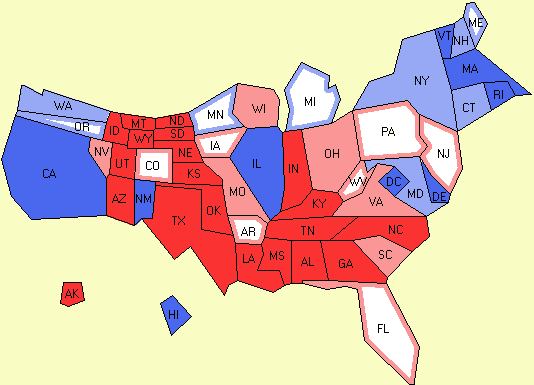 electoral college map