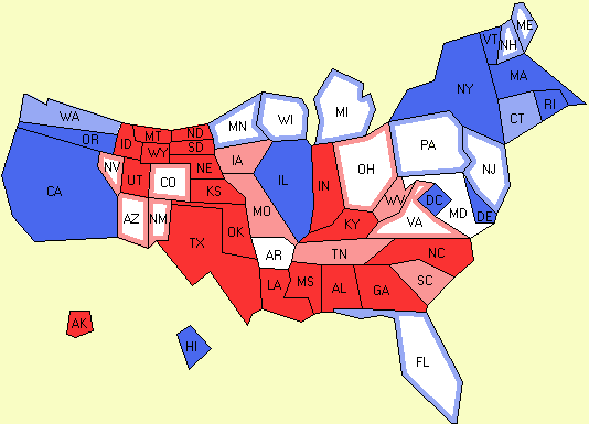 electoral college map