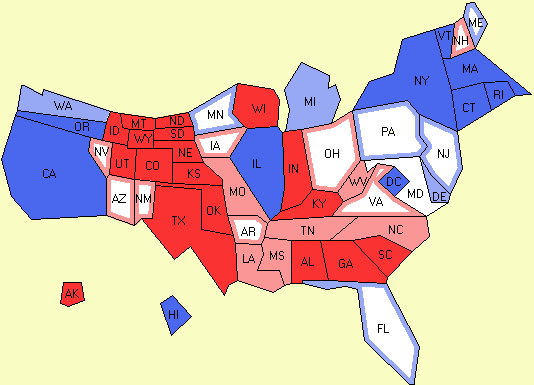 electoral college map