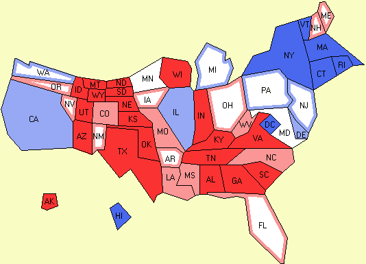 electoral college map