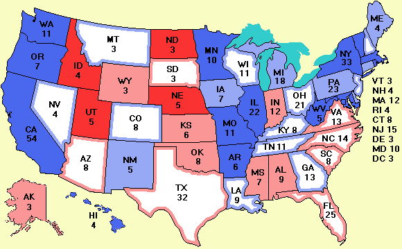 Election 1992 final results