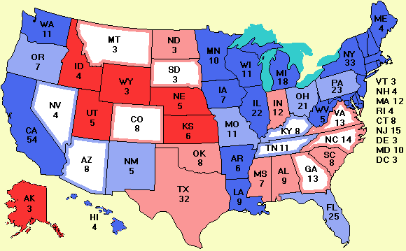 Election 1992 final results