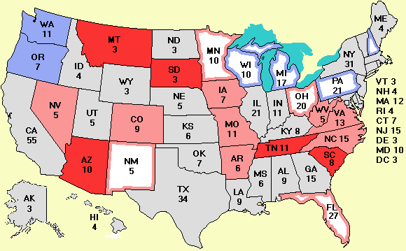 electoral college map