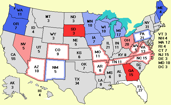 electoral college map